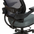 Deluxe Chair with AirGrid Back and Gray Mesh Fabric Seat