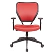 Dillon Lipstick Red  Vinyl Seat and Back Task Chair