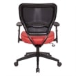 Dillon Lipstick Red  Vinyl Seat and Back Task Chair