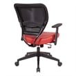 Dillon Lipstick Red  Vinyl Seat and Back Task Chair