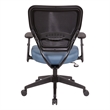 Dillon Blue Vinyl Seat and Back Task Chair