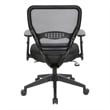 Space Seating 24/7 Intense Use Office Chair Breathable Air Grid in Black Fabric