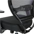 Space Seating 24/7 Intense Use Office Chair Breathable Air Grid in Black Fabric