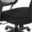 Space Seating 24/7 Intense Use Office Chair Breathable Air Grid in Black Fabric
