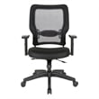 Space Seating 24/7 Intense Use Office Chair Breathable Air Grid in Black Fabric