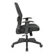 Space Seating 24/7 Intense Use Office Chair Breathable Air Grid in Black Fabric