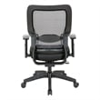 Space Seating 24/7 Intense Use Office Chair Breathable Air Grid in Black Fabric