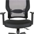 Space Seating 24/7 Intense Use Office Chair Breathable Air Grid in Black Fabric