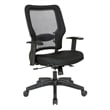 Space Seating 24/7 Intense Use Office Chair Breathable Air Grid in Black Fabric