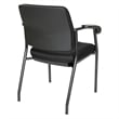 Visitor's Chair Black Frame with Padded Arms