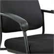 Visitor's Chair Black Frame with Padded Arms