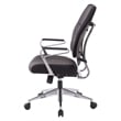 Black Bonded Leather Seat and Back Managers Chair