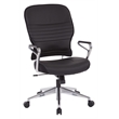 Black Bonded Leather Seat and Back Managers Chair