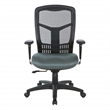 ProGrid High Back Manager's Chair in Fun Colors Gray Fabric