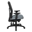 ProGrid High Back Mesh Manager's Chair in Fun Colors Gray Fabric