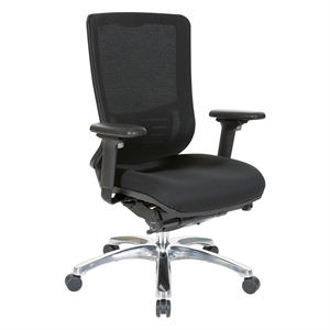 ProGrid Manager's Chair in Coal Black Fabric
