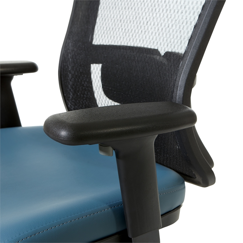 ProGrid High Back Mesh Fabric Chair in Dillon Blue
