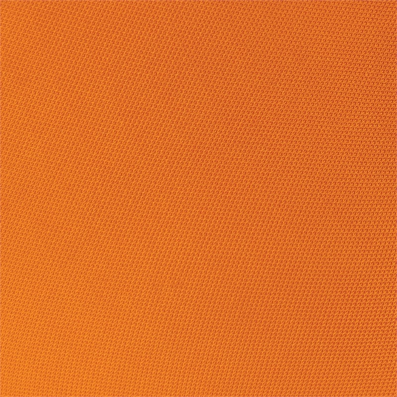 Active Height Stool with White Frame and Orange Fabric 18