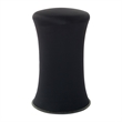 Active Height Stool in Black Fabric Adjustable Height 18