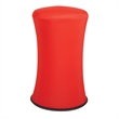 Active Height Stool with White Frame and Red Fabric 18