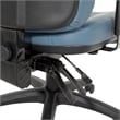 Professional Dual Function Ergonomic High Back Chair in Dillon Blue Faux Leather