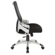Work Smart Mesh Back Manager's Chair with Black Mesh Fabric Seat