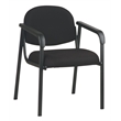 Work Smart Designer Plastic Visitor's Chair with Shell Back and Black Fabric