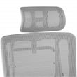 Office Star White Fabric Headrest - optional for 9966 chair series