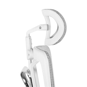 Office Star White Fabric Headrest - optional for 9966 chair series