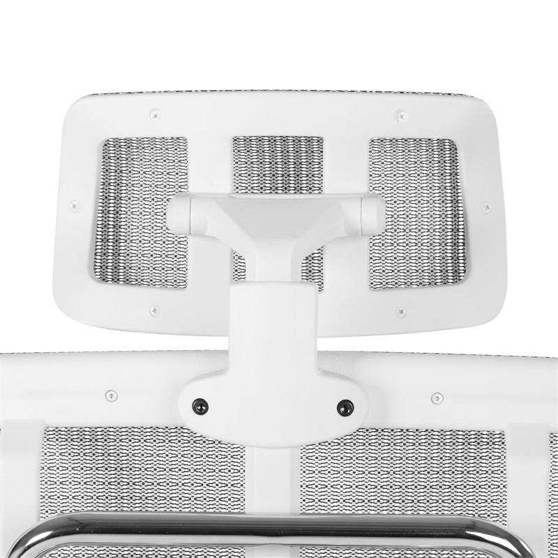 Office Star White Fabric Headrest - optional for 9966 chair series