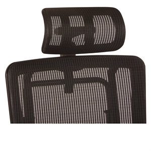 office star black fabric headrest - optional for 9966 chair series