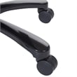 Air Grid Big & Tall Ergonomic Chair with 2-Way Adjustable Arms in Black Fabric