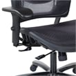 Air Grid Big & Tall Ergonomic Chair with 2-Way Adjustable Arms in Black Fabric