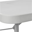 4' Light Gray Resin Multi Purpose Table Ideal for Indoor or Outdoor Use