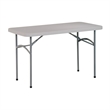4' Light Gray Resin Multi Purpose Table Ideal for Indoor or Outdoor Use