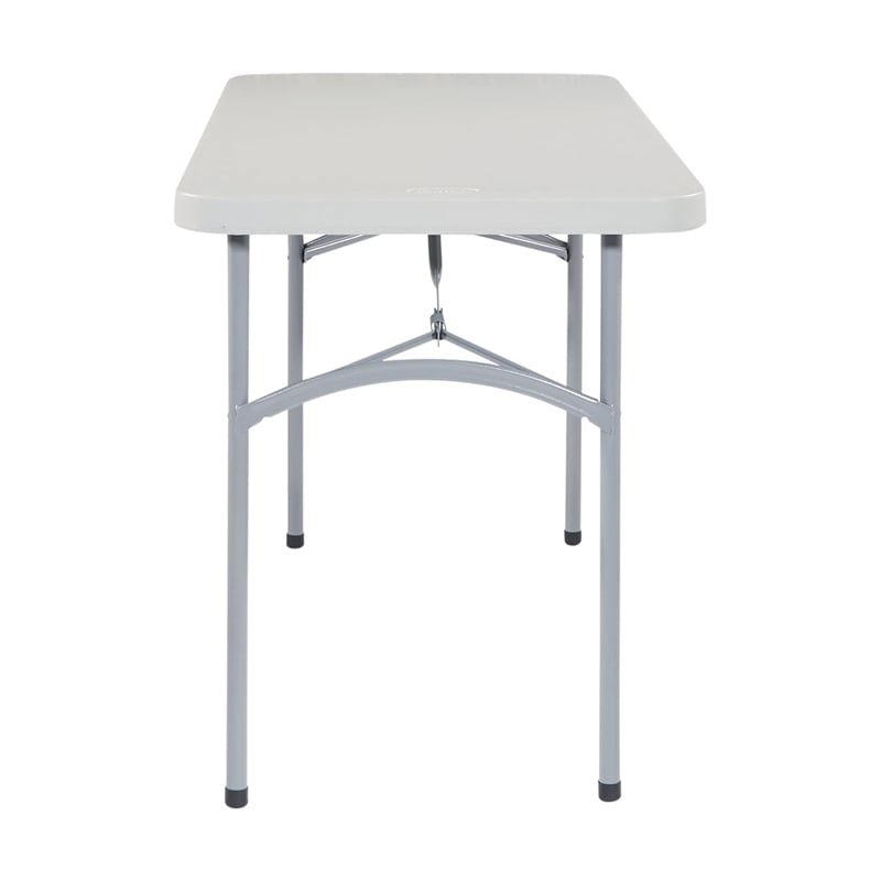 4' Light Gray Resin Multi Purpose Table Ideal for Indoor or Outdoor Use