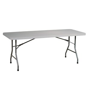 6' Resin Rectangular Multi Purpose Table