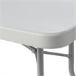 8 foot Light Gray Resin Multi Purpose Table