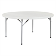 60 inch Round Resin Light Gray Multi Purpose Table