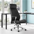 High Back Office Chair in Dillon Black in Antimicrobial Fabric