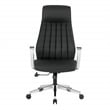 High Back Office Chair in Dillon Black in Antimicrobial Fabric