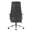 High Back Office Chair in Dillon Black in Antimicrobial Fabric