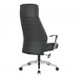 High Back Office Chair in Dillon Black in Antimicrobial Fabric