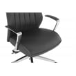 High Back Office Chair in Dillon Black in Antimicrobial Fabric