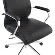 Mid Back Manager's Chair with Dillon Black Fabric and Chrome Base