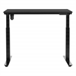 Prado Table with Black Engineered Wood Top and Base 2-Stage One Motor