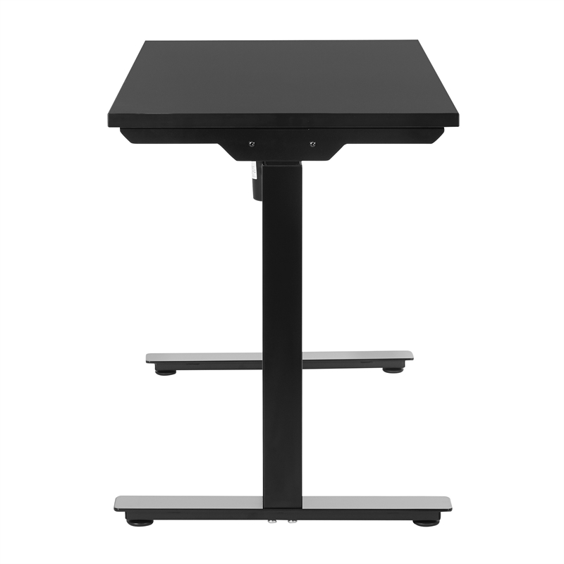 Prado Table with Black Engineered Wood Top and Base 2-Stage One Motor