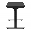 Prado Table with Black Engineered Wood Top and Base 2-Stage One Motor