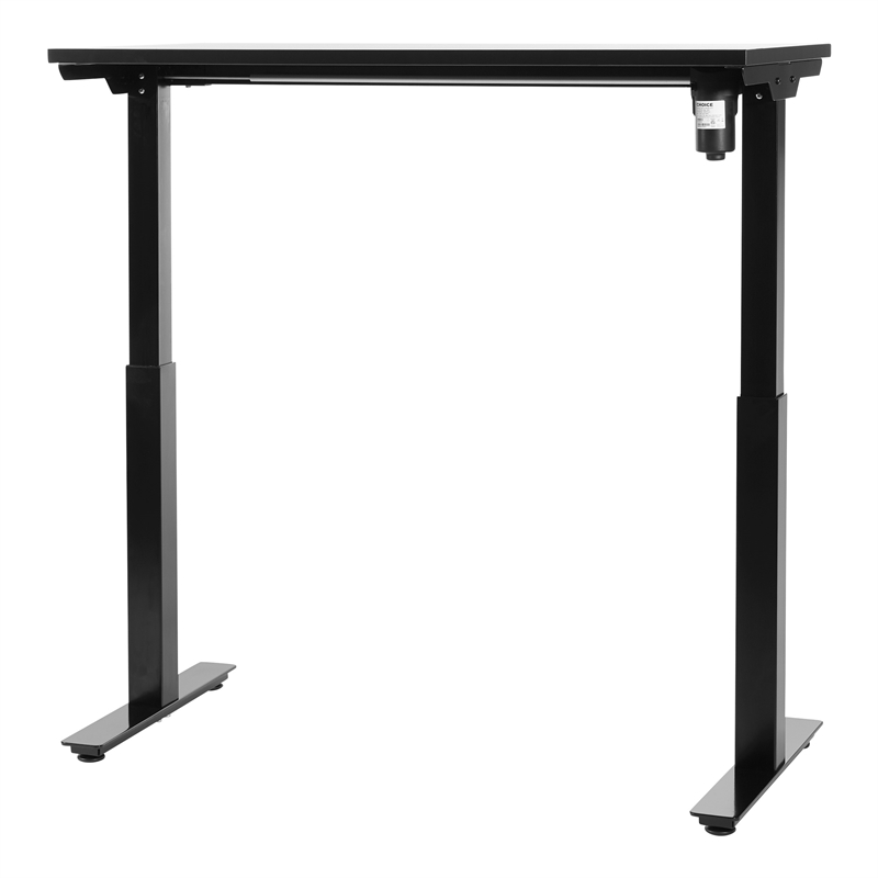 Prado Table with Black Engineered Wood Top and Base 2-Stage One Motor