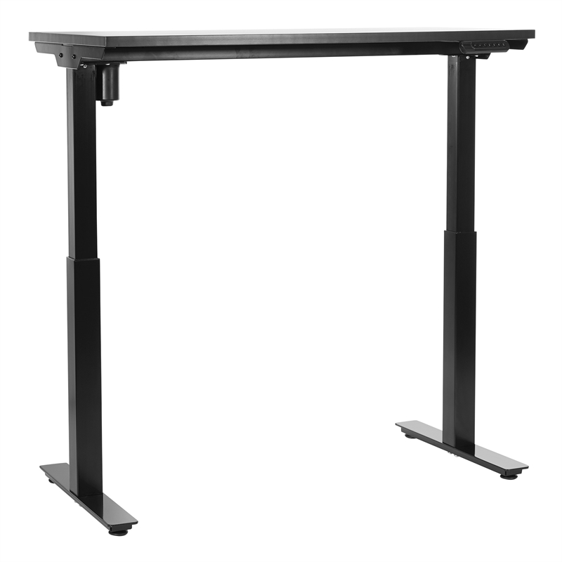 Prado Table with Black Engineered Wood Top and Base 2-Stage One Motor